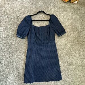Lulu’s navy blue dress size small